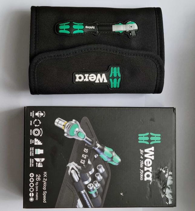 WERA Kraftform Zyklop 1/4 cala 26 el. - nowy