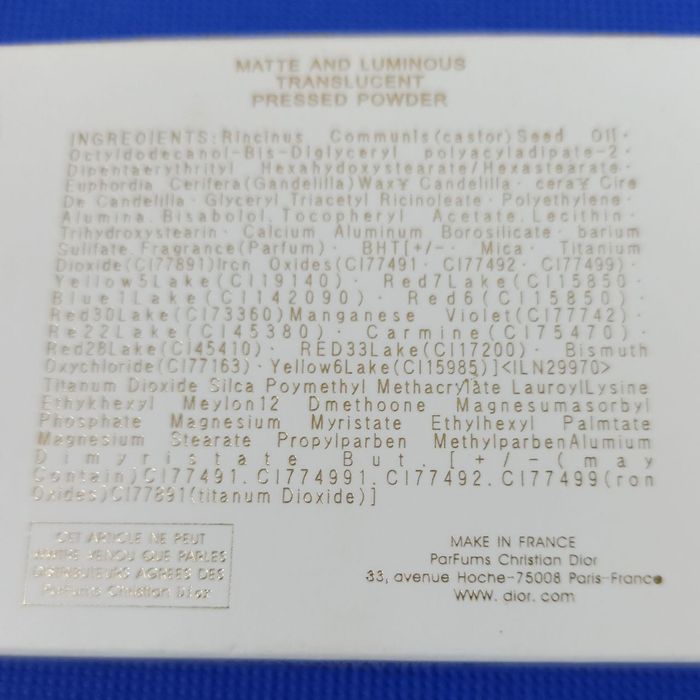 Пудра DIOR  j'adore НОВА