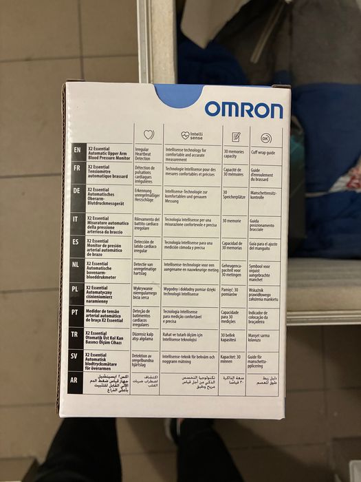Ciśnieniomierz OMRON X2 Essential