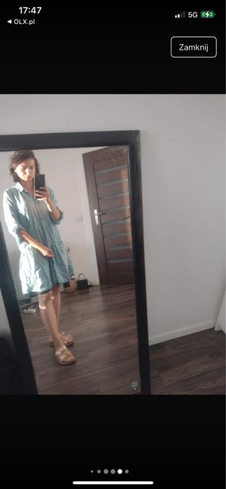 Jeansowa sukienka oversize Mavi rozm s m l