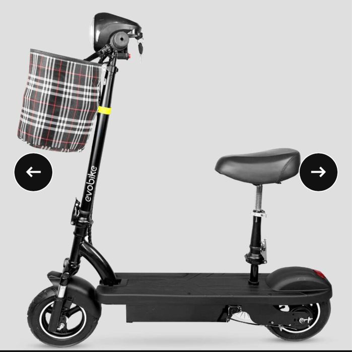 Електро самокат з сідлом