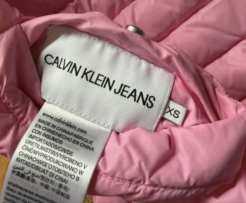 Piękna wiosenna kurtka damska dwustronna Calvin Klein XS