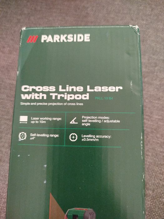 Laser krzyżowy Parkside PKLL10B4