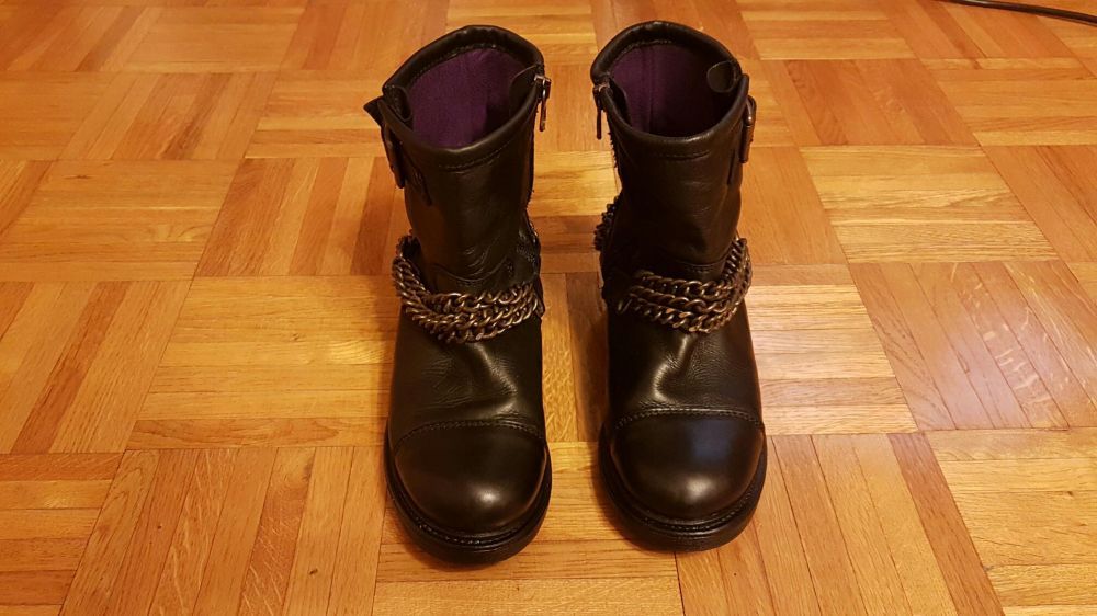 Buty BRONX nr 36 czarne skóra orginalne