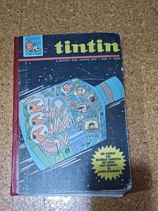 Revistas Tintin encardenadas e soltas