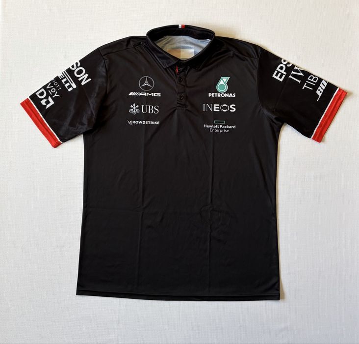 Męska koszulka Polo Mercedes AMG Petronas Formuła 1 F1
