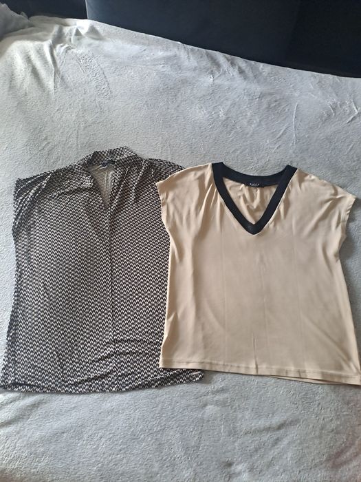 Zestaw 5 szt. firmowych bluzek mohito, monnari  + gratis  rozm. XS,S
