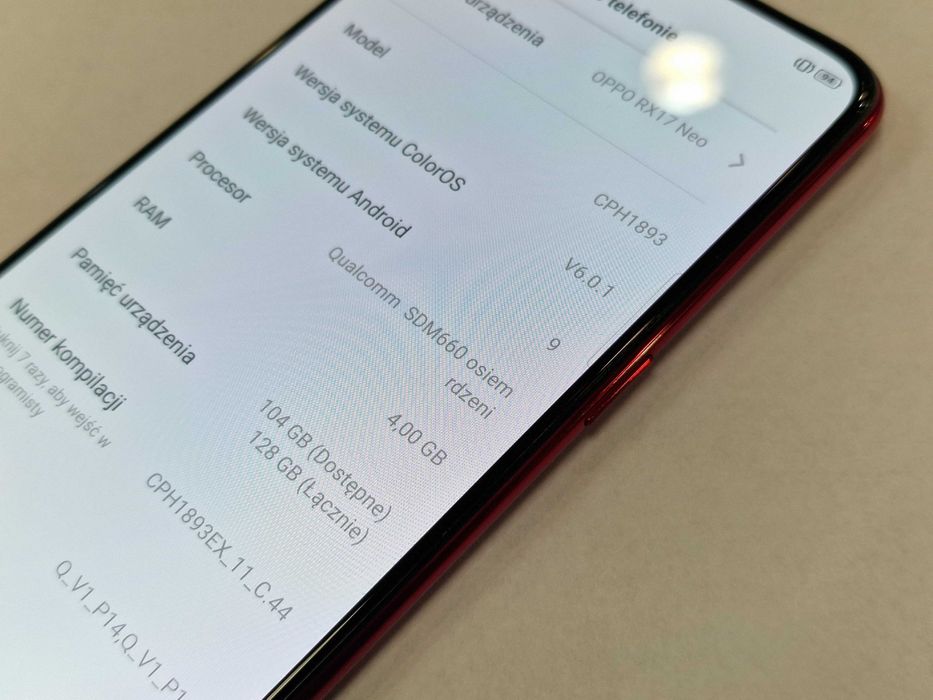 OPPO RX17 Neo Dual SIM/ 4GB/ 128GB/ Mocha Red/ Grade A-