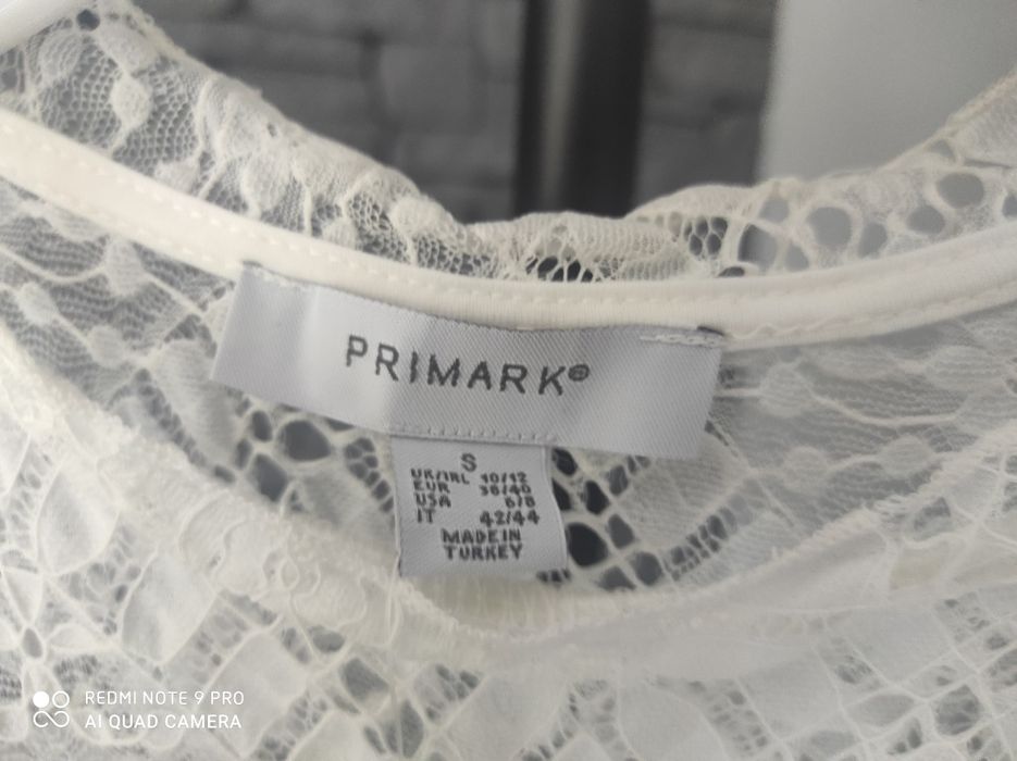 Primark __ nowa bluzka koronkowa z baskinką