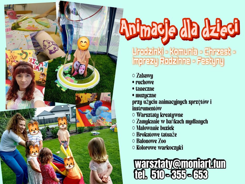Animacje dla dzieci - Piotrków Trybunalski