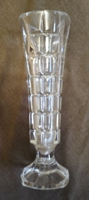 Vaso solitário cristal francês vintage. (ver desconto no texto)