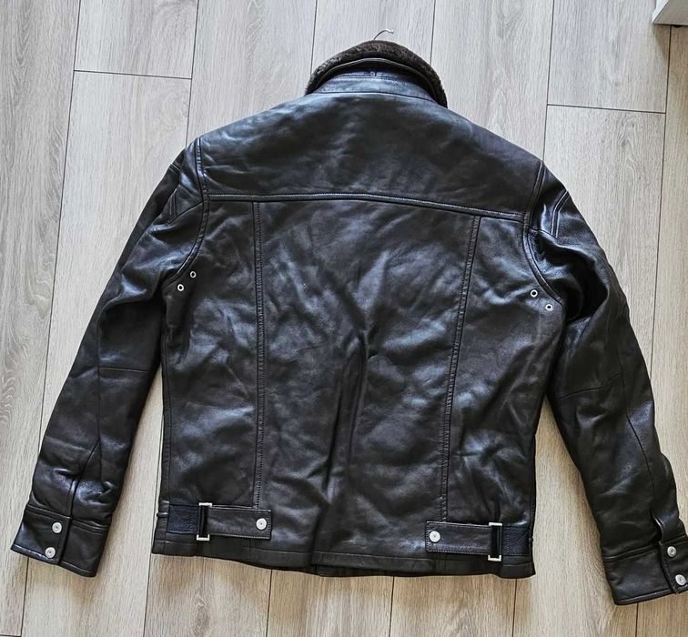 Męska skórzana kurtka Ochnik NÓWKA - Brąz( 2XL) rezerwacja