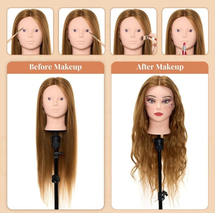 Професійна перукарська балванка (голова).