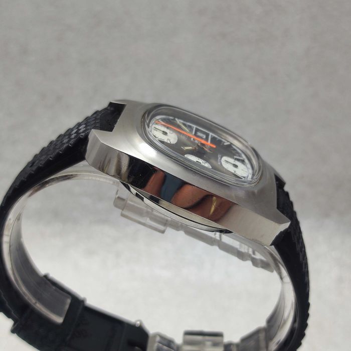 Nicolet Watch Co. Vintage Chronograf NOS lata 70 Valjoux 7750