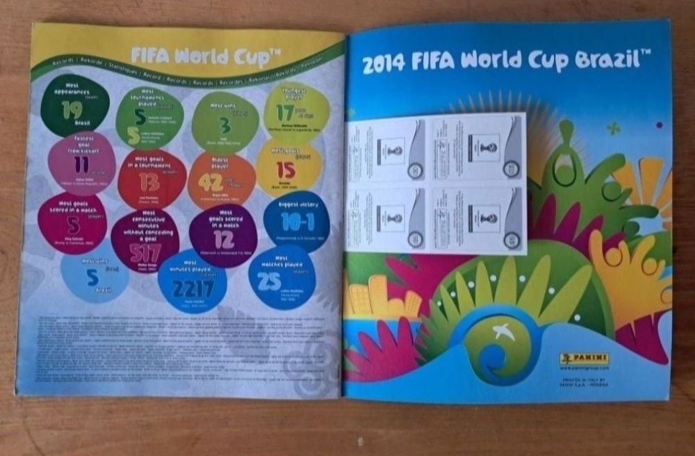 Caderneta vazia FIFA World Cup Brasil 2014 da Panini