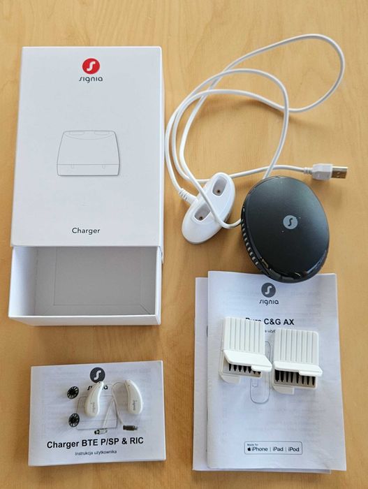 Signia Pure Charge&Go 1AX – aparat słuchowy (para)