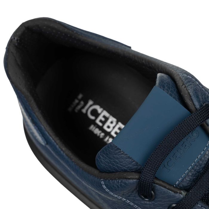 ICEBERG markowe włoskie sneakersy NOWOŚĆ BLUE