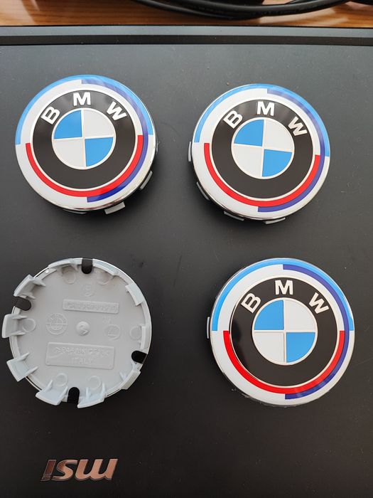 Símbolos BMW 50 Aniversário 4*68, 82, 74 e 45mm NOVOS capô mala jantes