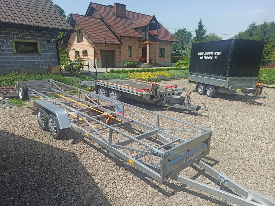 WYNAJEM PRZYCZEP. Lawet Dłużyc,Kłonic,Konnych.Pj B lub E, brak kaucji