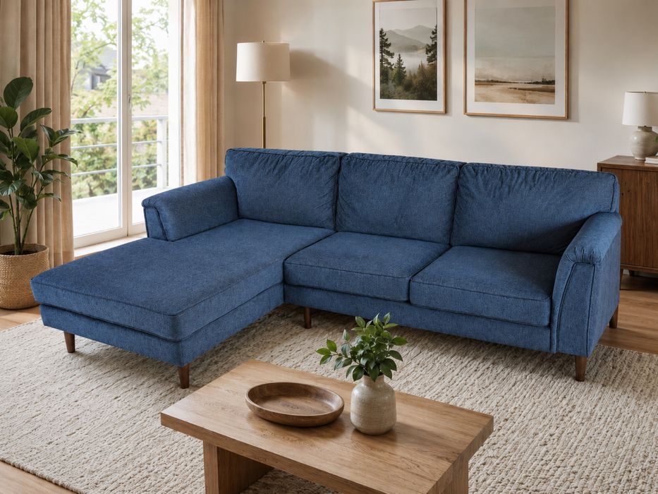 Sofa 3 lugares chaise longue NOVO espuma HR 55 K