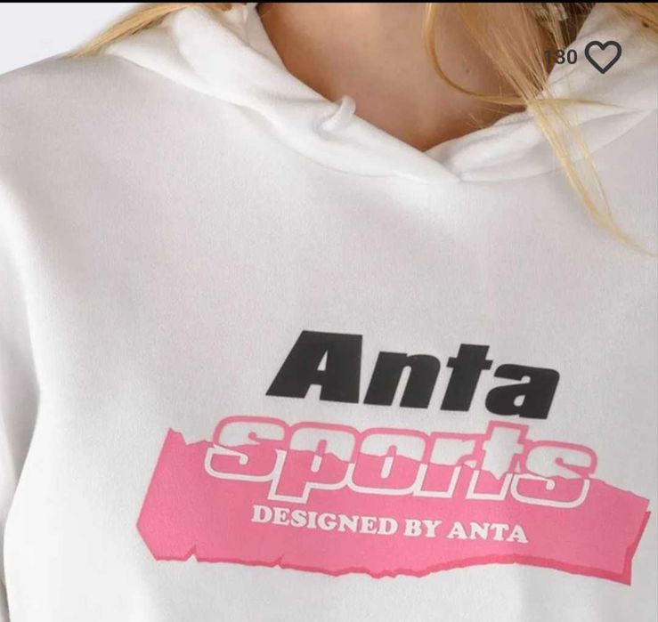 Кофта Anta Sweat Hoodie