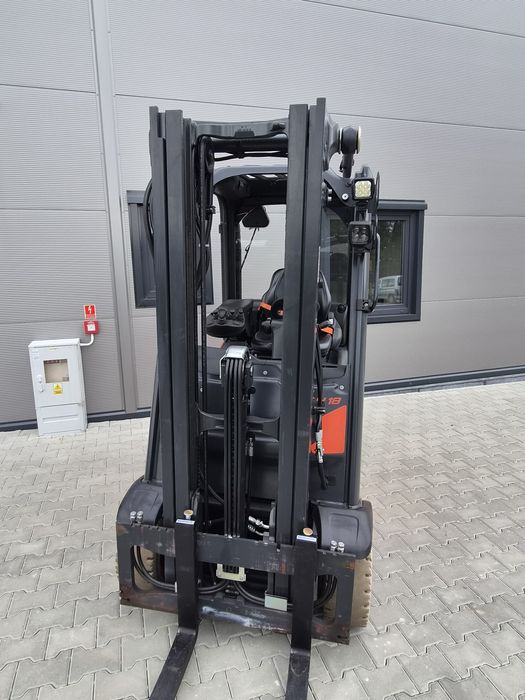 Wózek widłowy linde H18 EVO udźwig 1800 kg triplex WOLNY SKOK