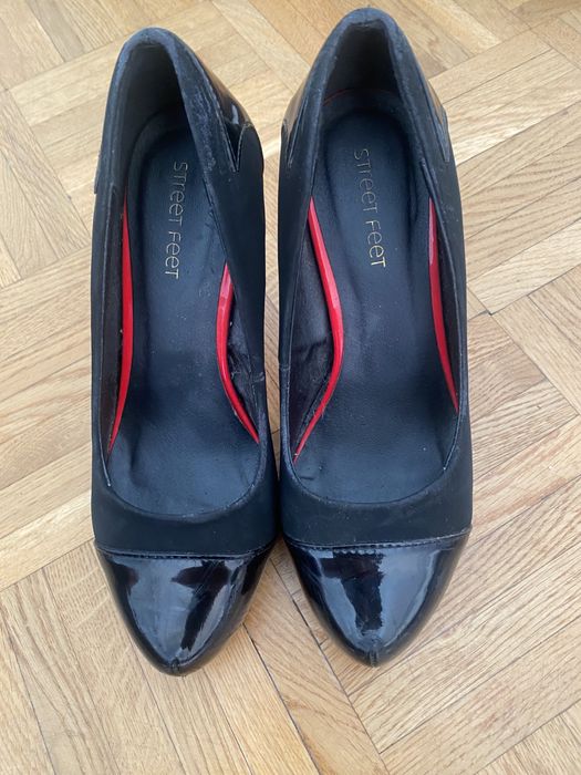 Czarne eleganckie szpilki rozmiar 35