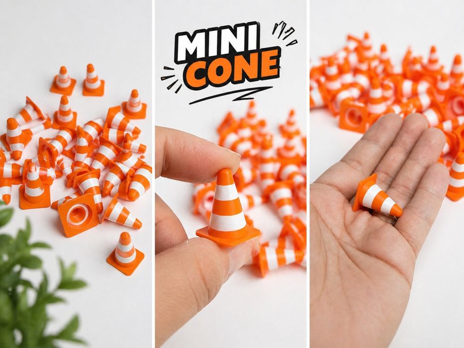 50 unidades Mini cones