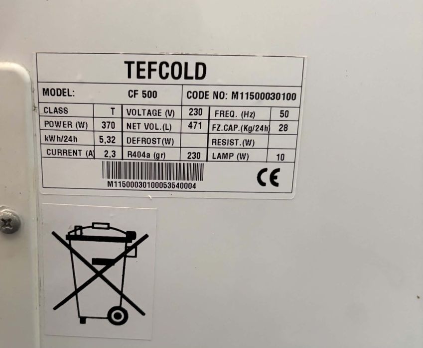 Arca congeladora Tefcold