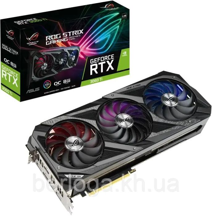 Флагманська ASUS ROG Strix RTX 3060 OC 12GB
