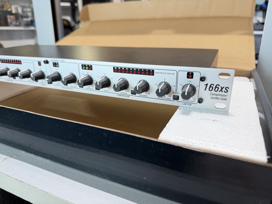 DBX 166xs bramka szumów kompresor limiter jak nowy