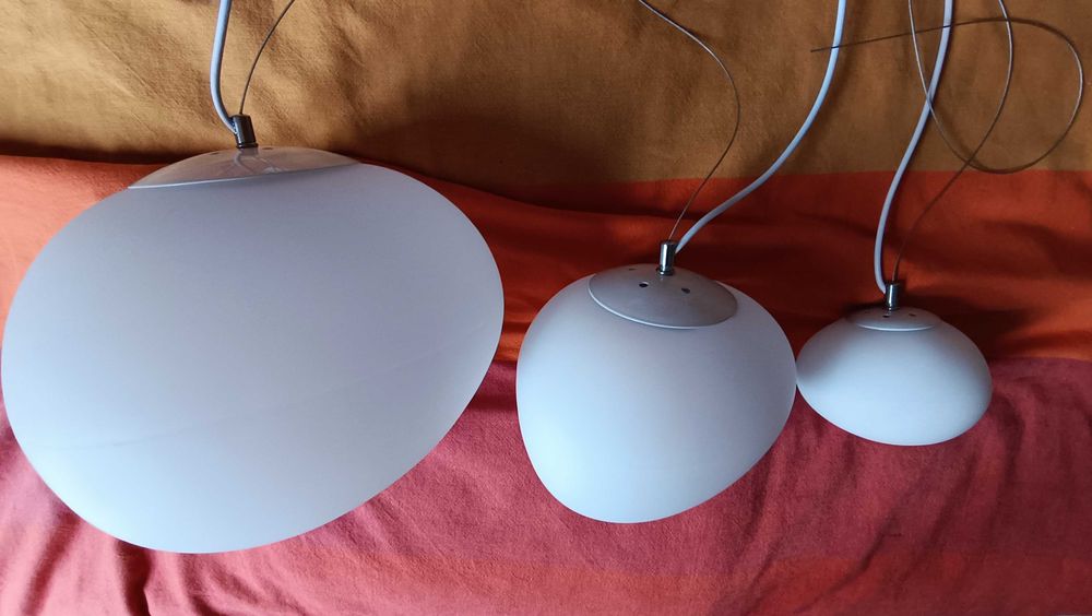 nowe designerskie lampy sufitowe - 3 sztuki