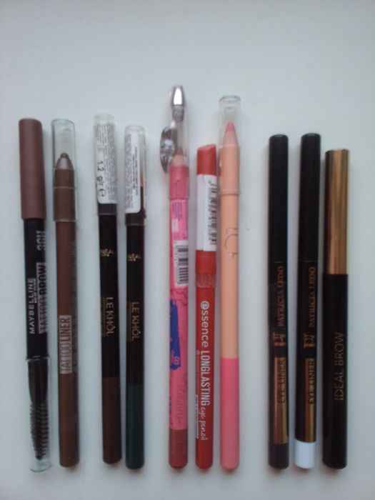 Олівці для очей, губ, брів Loreal, Patricia Ledo, Maybelline, GlamBee