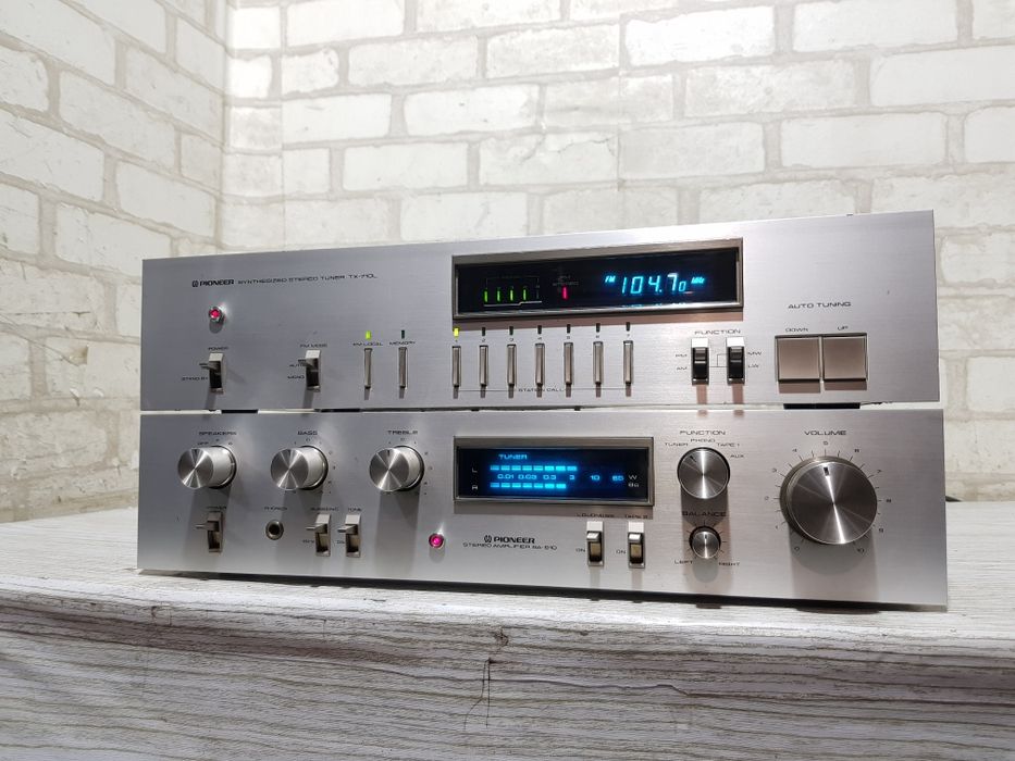 TOP!  Підсилювач/тюнер Pioneer SA-610/TX-710L,  2x90 Вт, б/у з Німеччини