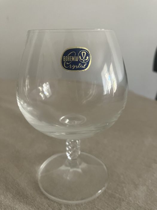 10 copos de cristal Bohemia