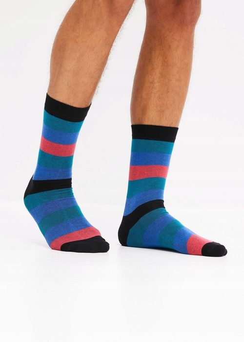 B.P.C. 6-pak skarpety wysokie kolorowe r.39/42