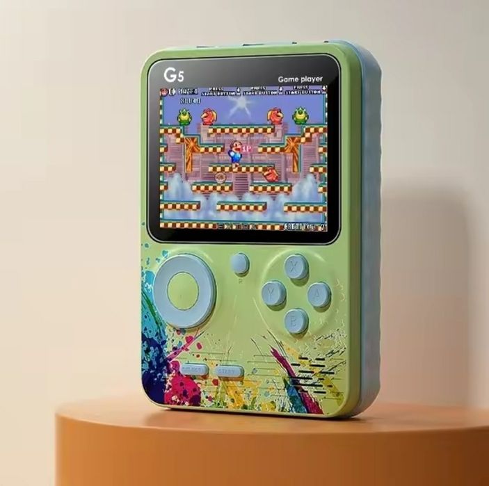 Портативная детская игровая консоль 8 бит 500игр