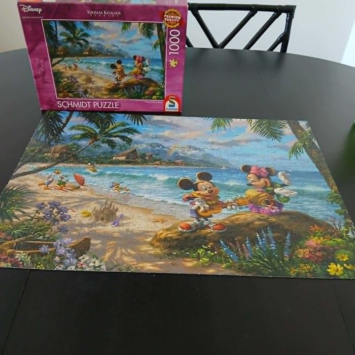 conjunto de 2 puzzles 1000 peças cada