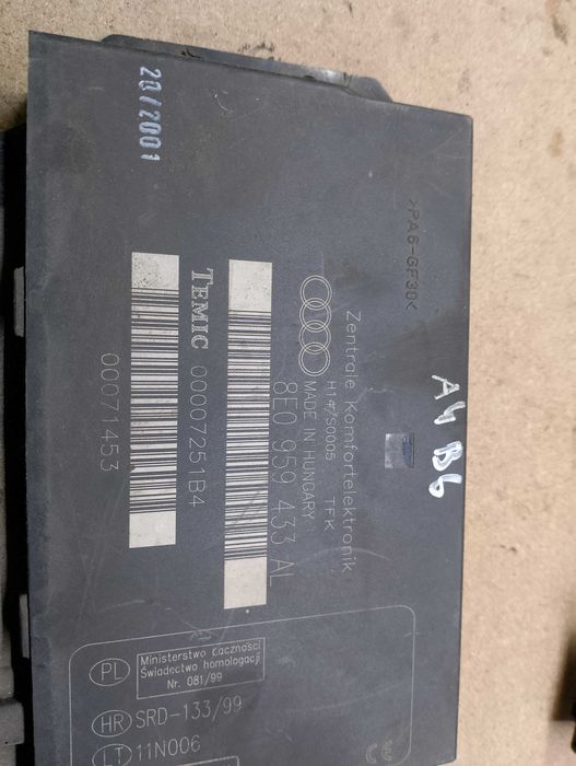 Moduł Komfortu Audi a4 b6 b7 433al