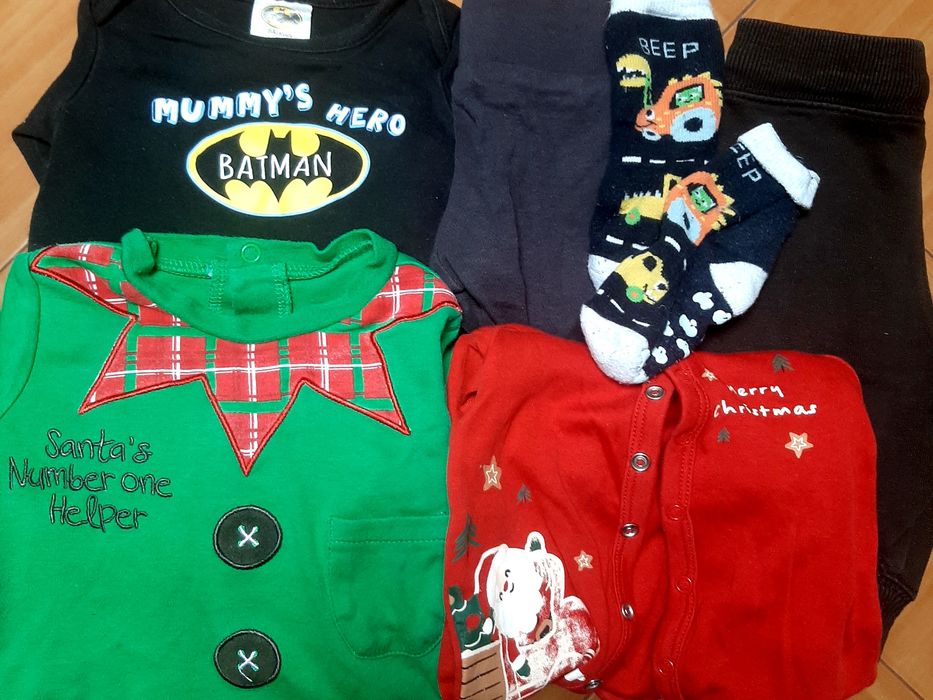 Zestaw roz 56/62/68 100 sztuk mega paka komplet dla chłopca wyprawka d