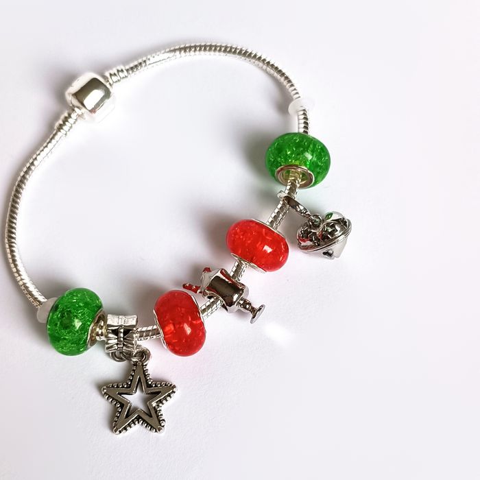 Bransoletka charms Święta Merry Christmas