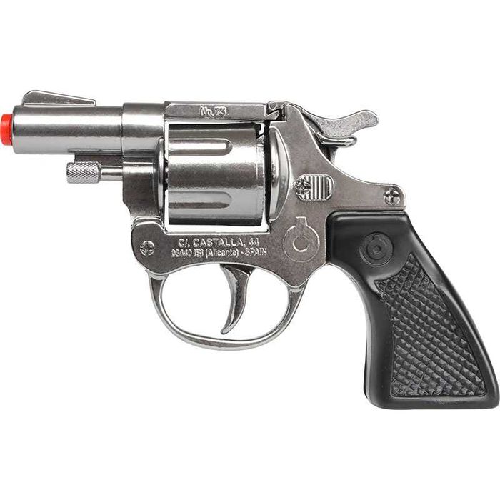 Pistola de policia metal de fulminantes 8 tiros