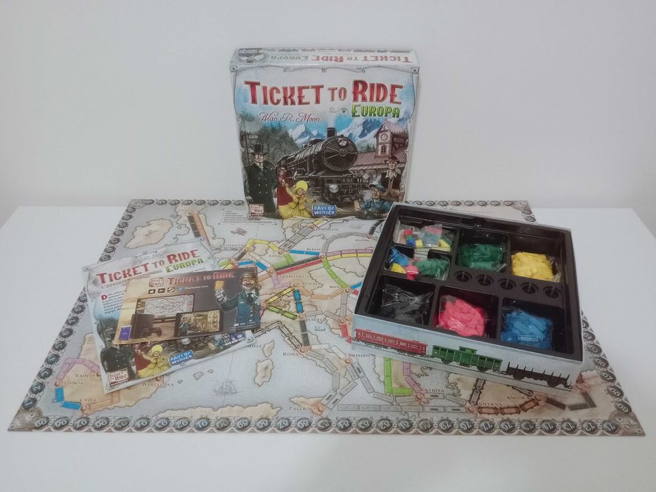 Ticket To Ride Europa - Jogo de Tabuleiro
