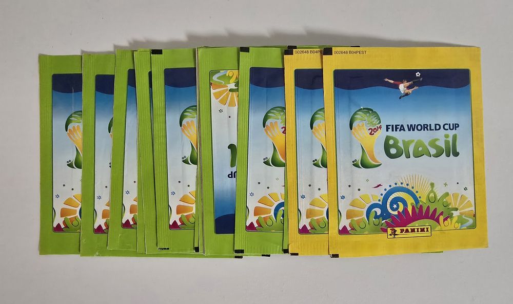 Saquetas Fechadas Futebol Mundial Brasil 2014