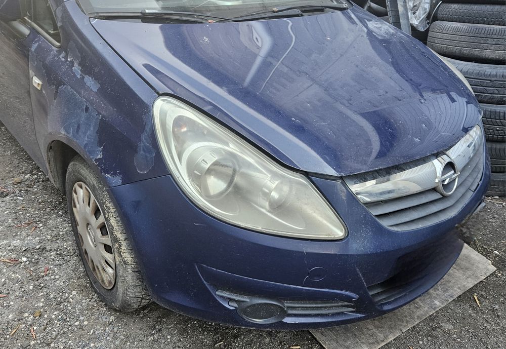 Opal Corsa D cały kompletny przód maska zderzak błotnik chłodnice
