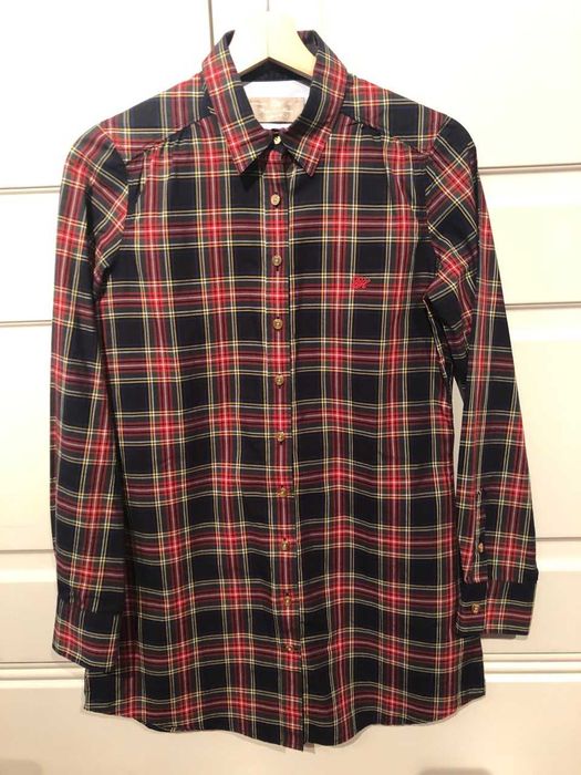 camisa ao xadrez na  moda em tons de azul marca PEDRO DEL HIERRO   38