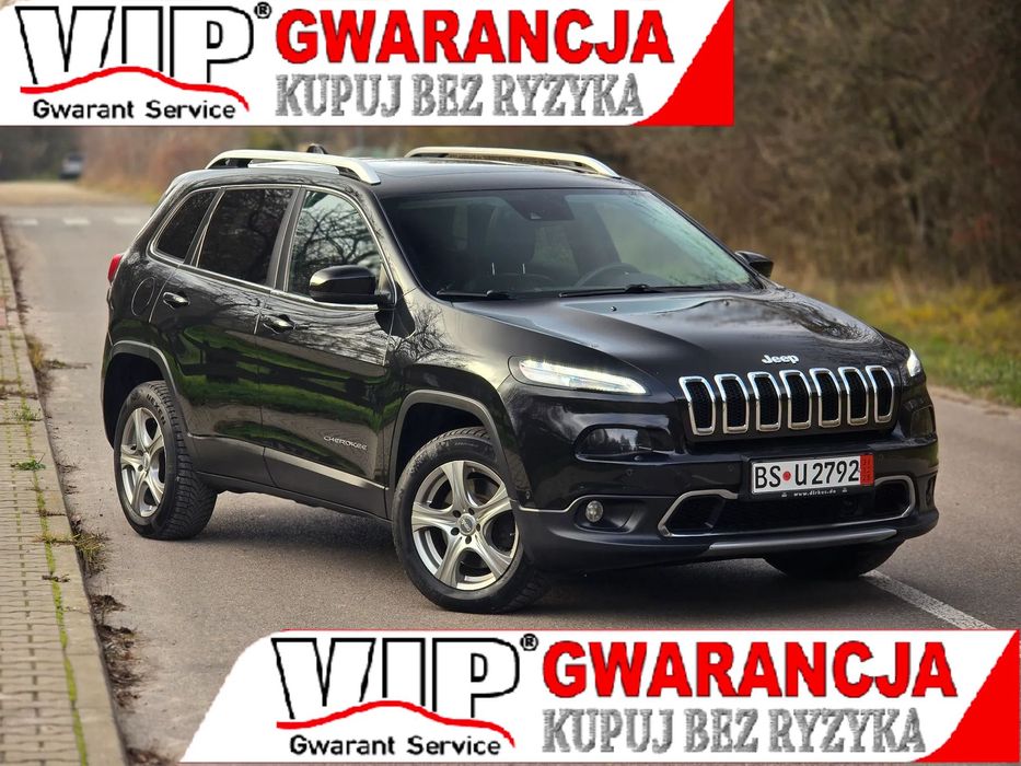 Jeep Cherokee FULL_2,0D_170KM_AWD_4x4_Panorama_Skóry_Wentylacja_Kamera_Xenon_Nawi_Ra