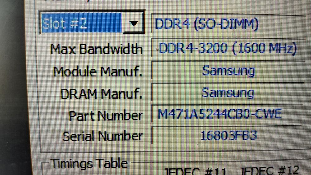 Memória RAM Samsung 4GB DDR4 3200MHz SO-DIMM