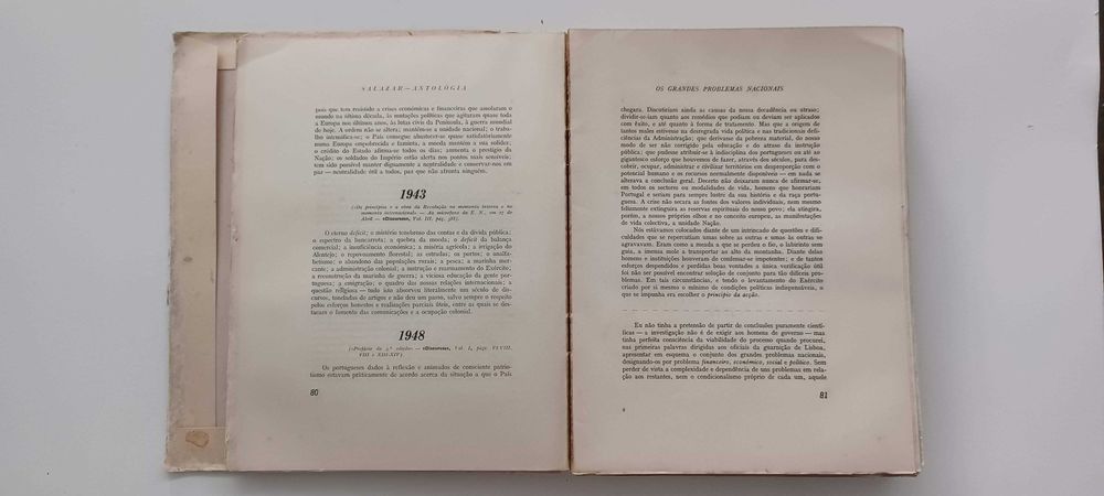 Livro Antologia de Salazar