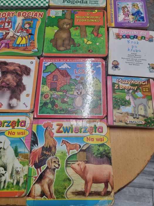 Ksiazeczki dla dziecka 16sztuk + gratisy